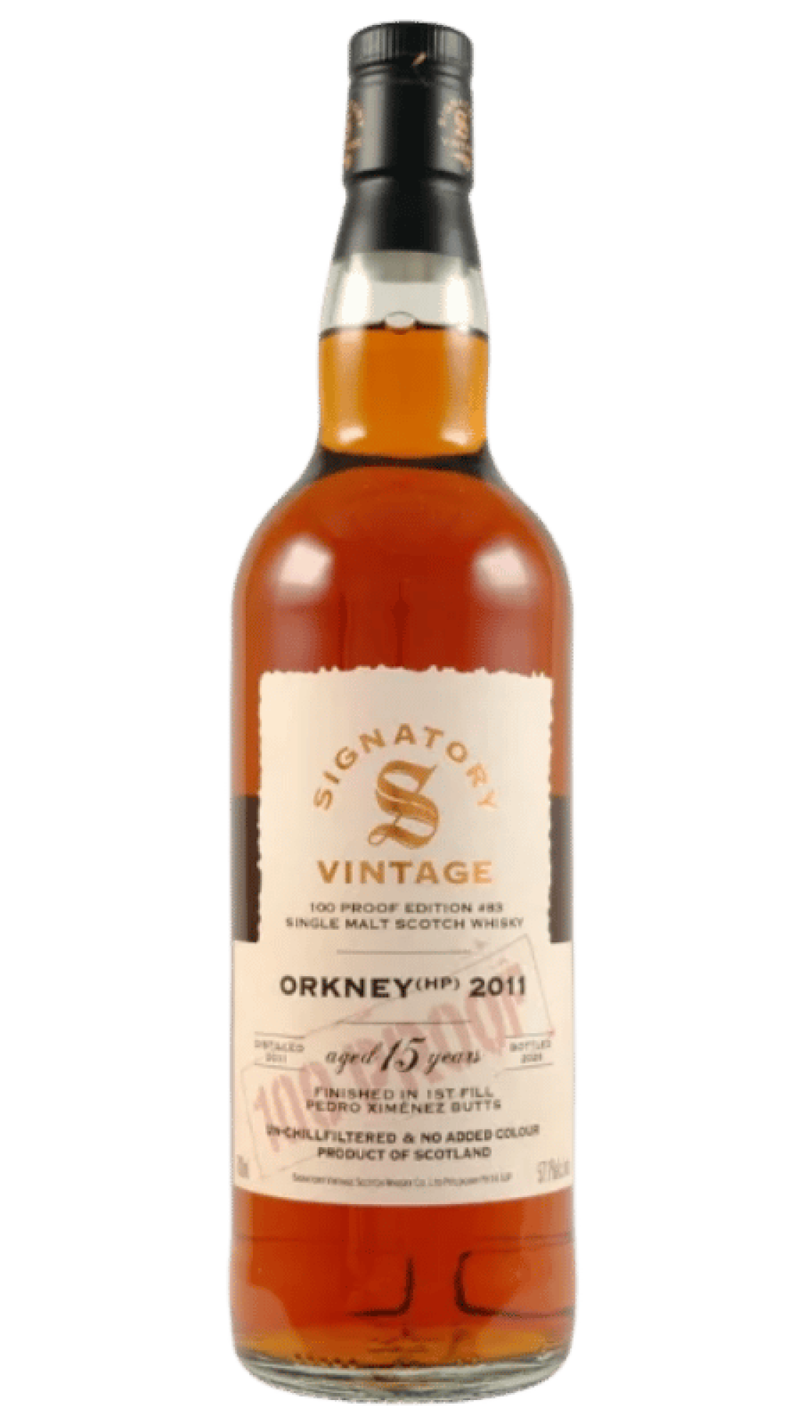Signatory Vintage Orkney 15 Years Old 100 proof