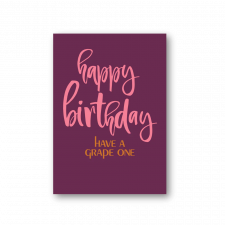 happy birthday have a grape one