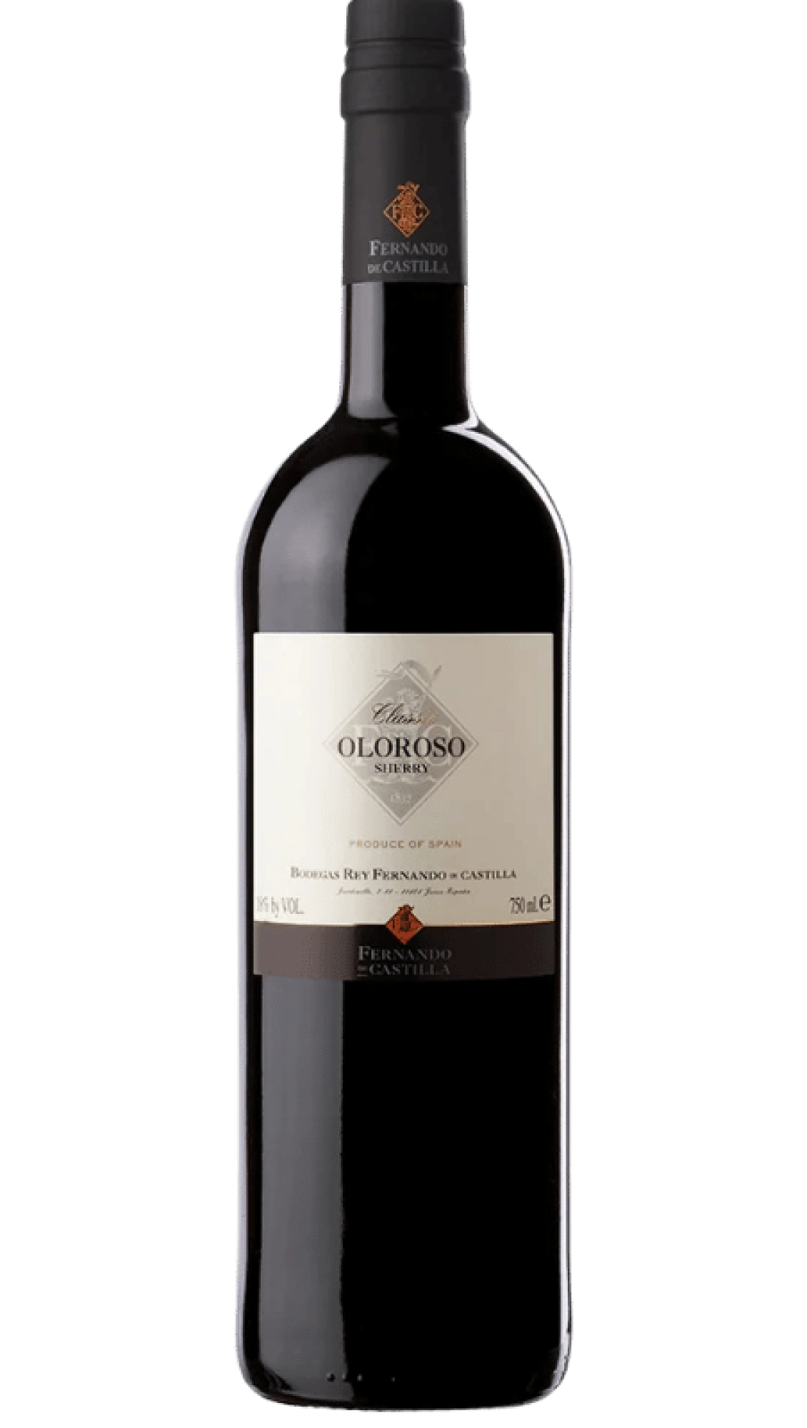 Oloroso Sherry Classic Rey Fernando de Castilla 750ml